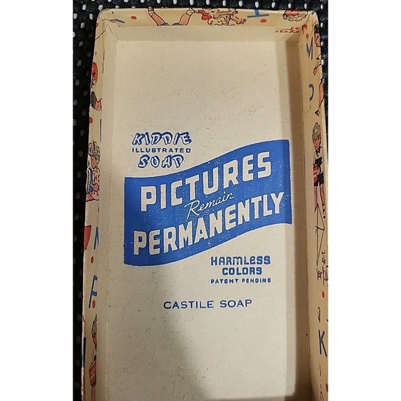 Vtg Castile Kiddie Illustrated Soap Humpty Dumpty Children Who Lived In A Shoe - Picture 3 of 9